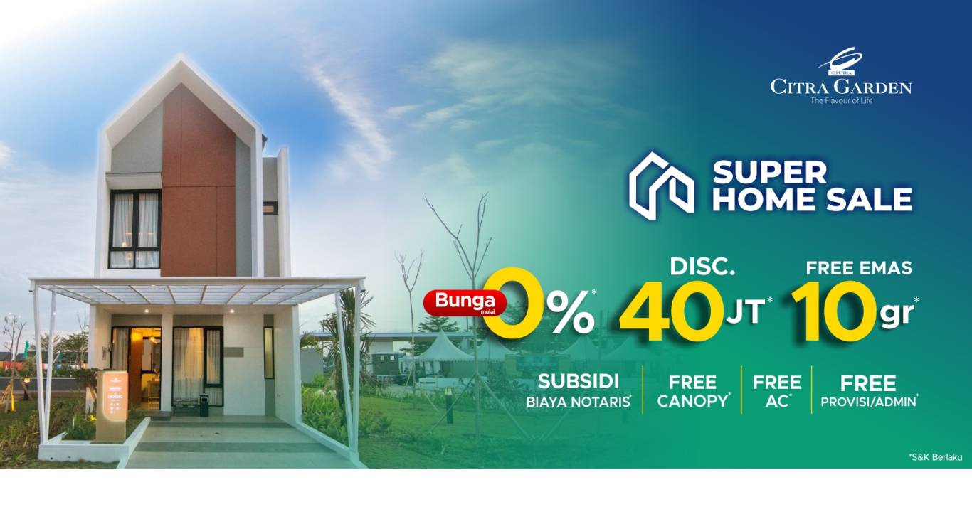 Super Home Sale CitraGarden Gowa